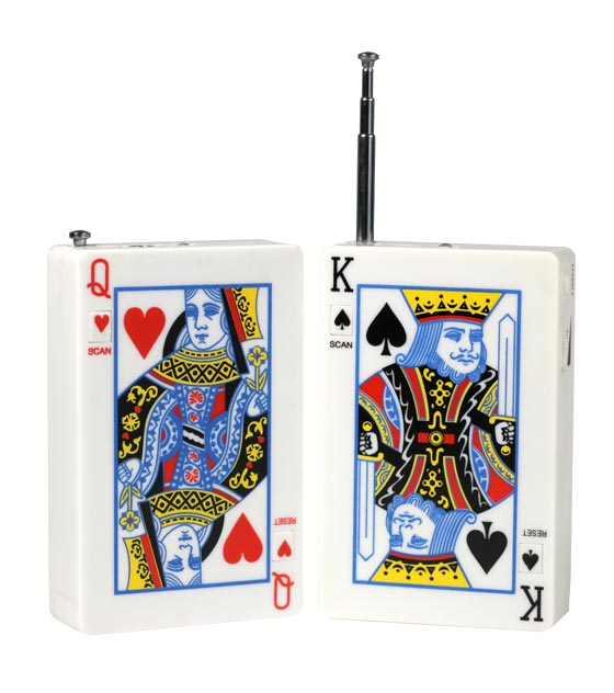 Playing Cards Radio - King of Spades / Queen of Hearts